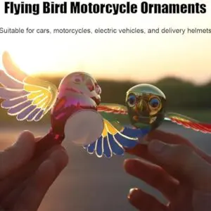 Creative Companion Flying Bird Car Motorcycle Ornament - ArtGalleryZen