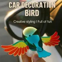 Creative Companion Flying Bird Car Motorcycle Ornament - ArtGalleryZen