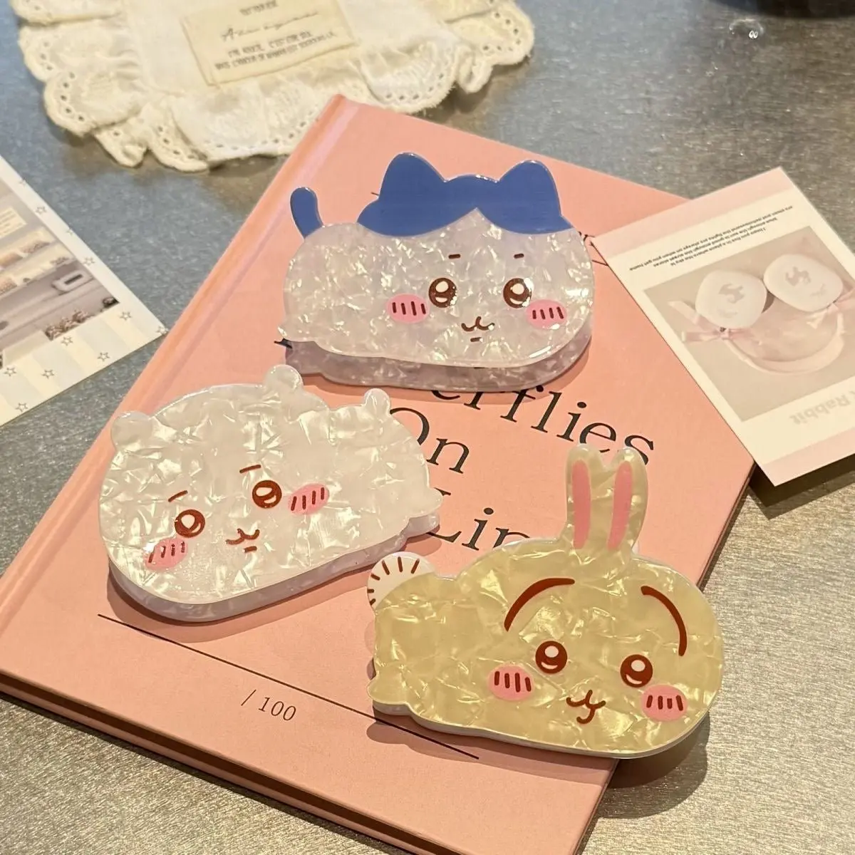 Cute Chiikawa Acetate Acrylic Hair Claw Hair Clip - ArtGalleryZen