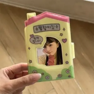 Cute Hamster Kitten House Kpop 3 Inch Mini Photocard Album - ArtGalleryZen