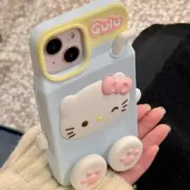 Cute Hello Kitty My Melody Milk Silicone iPhone Case - ArtGalleryZen