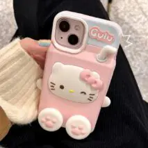 Cute Hello Kitty My Melody Milk Silicone iPhone Case - ArtGalleryZen