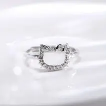 Cute Hello Kitty Ring - ArtGalleryZen