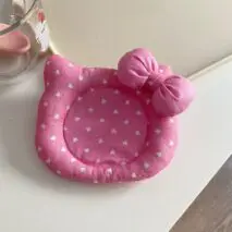 Cute Hello Kitty Shaped Fabric Coaster - ArtGalleryZen