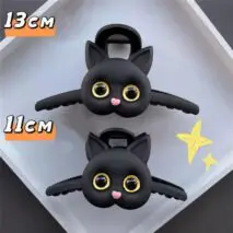 Cute kitten Acrylic Hair Claw Hair Clip - ArtGalleryZen