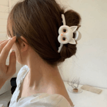 Cute kitten Acrylic Hair Claw Hair Clip - ArtGalleryZen