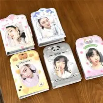 Cute Kitten Tiger Panda Kpop 3 Inch Mini Photocard Album - ArtGalleryZen