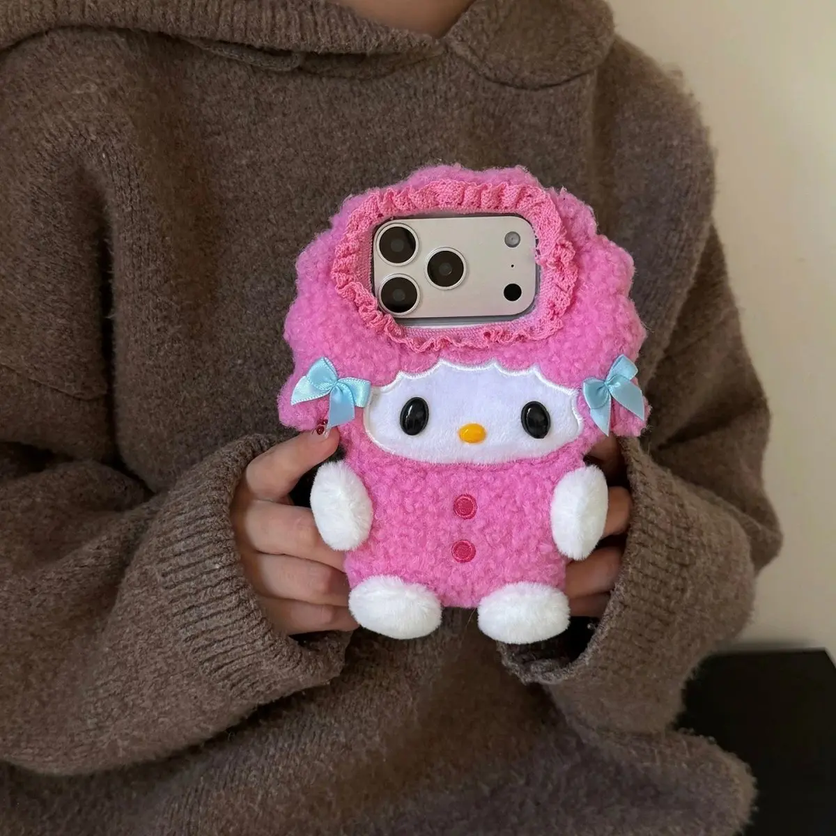 Cute My Sweet Piano Plush iPhone Case - ArtGalleryZen