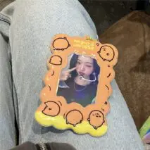 Cute Nagono Mogura Korokke Kpop Keychain Photocard Holder - ArtGalleryZen