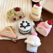 Cute Plush Cherry Cream Dessert  Hair Clip - ArtGalleryZen