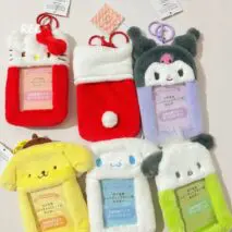 Cute Plush Sanrio Kpop Keychain Photocard Holder - ArtGalleryZen