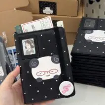 Cute Strawberry Panda Passport Holder Cover - ArtGalleryZen