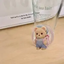 Cute Sylvanian Families Magnetic Stand iPhone Case - ArtGalleryZen