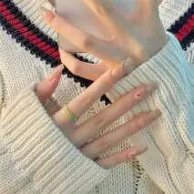 CZ Inlaid Enamel English Floral Ring - ArtGalleryZen