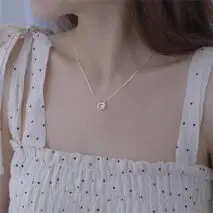 Dainty CZ Inlaid Hello Kitty Necklace - ArtGalleryZen