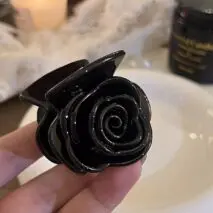 Elegant Rose Flower Hair Claw - ArtGalleryZen