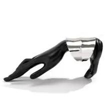 Geometric Irregular Wide Open Cuff Bracelet - ArtGalleryZen