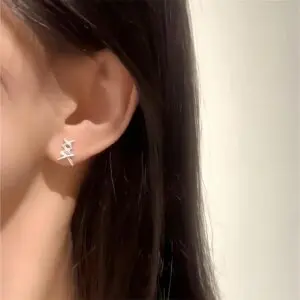 Geometric Transformable Ribbon Earrings - ArtGalleryZen