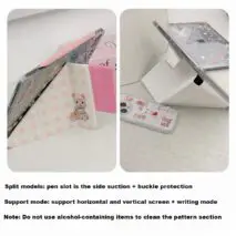 Glitter Sylvanian Families Magnetic Detachable iPad Case - ArtGalleryZen