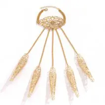 Gothic Five Finger Armor Nails Mittens Bracelet - ArtGalleryZen