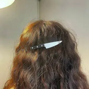 Halloween Funny Knife Shape Hair Clip - ArtGalleryZen