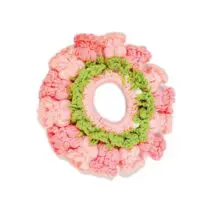 Handmade Crochet Lily Of The Valley Chignon Hair Band - ArtGalleryZen