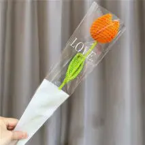 Handmade Crochet Tulip Flower - ArtGalleryZen