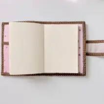 Handmade Star Polka Dot Pink A6 B6 A5 Fabric Book Cover - ArtGalleryZen