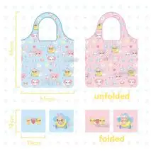 Kawaii Angel Kitten Bear Portable Folding Shoulder Bag - ArtGalleryZen