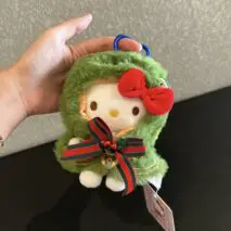 Kawaii Christmas Themed Hello Kitty Plush Keychain Doll - ArtGalleryZen