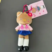 Kawaii Fairy Hello Kitty School Uniform Plush Keychain Doll - ArtGalleryZen