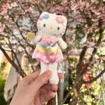 Kawaii Fairy Hello Kitty School Uniform Plush Keychain Doll - ArtGalleryZen