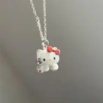 Kawaii Magnetic Toy Crane Hello Kitty Necklace - ArtGalleryZen