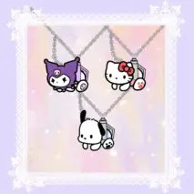 Kawaii Magnetic Toy Crane Hello Kitty Necklace - ArtGalleryZen