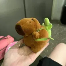 Kawaii Plush Capybara AirPods Earphone Case - ArtGalleryZen