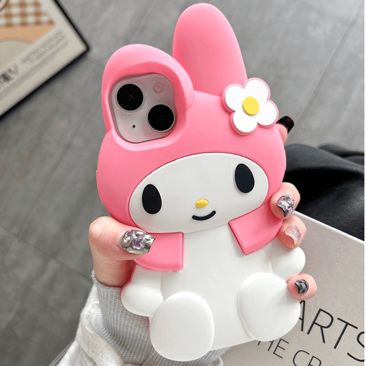 Kawaii Sanrio My Melody Sitting iPhone Case - ArtGalleryZen