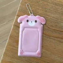 Kawaii Sugarbunnies Kpop Keychain Photocard Holder - ArtGalleryZen