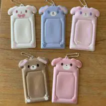 Kawaii Sugarbunnies Kpop Keychain Photocard Holder - ArtGalleryZen