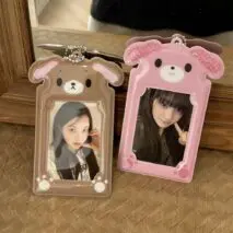 Kawaii Sugarbunnies Kpop Keychain Photocard Holder - ArtGalleryZen