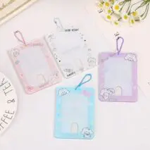 Lovely Puppy Kpop Keychain Acrylic Photocard Holder - ArtGalleryZen