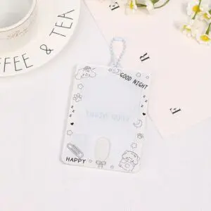 Lovely Puppy Kpop Keychain Acrylic Photocard Holder - ArtGalleryZen