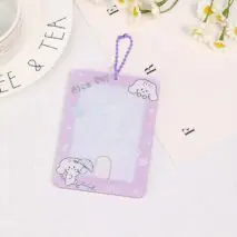 Lovely Puppy Kpop Keychain Acrylic Photocard Holder - ArtGalleryZen