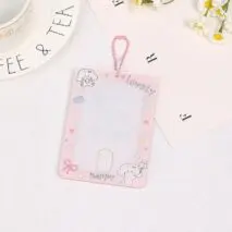 Lovely Puppy Kpop Keychain Acrylic Photocard Holder - ArtGalleryZen