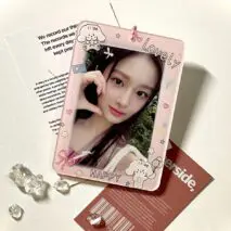 Lovely Puppy Kpop Keychain Acrylic Photocard Holder - ArtGalleryZen