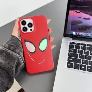 Marvel Spider-Man Laser Couple iPhone Case - ArtGalleryZen