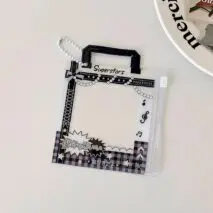 Mini Handbag Photocard Holder Keychain - Chic PVC Card Display Bag - ArtGalleryZen