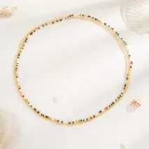 Minimalist 2pc Seed Beaded Belly Chain Set - ArtGalleryZen