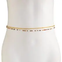 Minimalist 2pc Seed Beaded Belly Chain Set - ArtGalleryZen