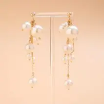Newly Dangling Tassel Pearl Earrings - ArtGalleryZen