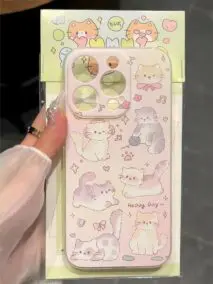 Pink Kitty iPhone Case - ArtGalleryZen